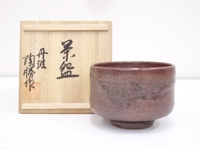 JAPANESE TEA CEREMONY / TANBA WARE TEA BOWL CHAWAN  